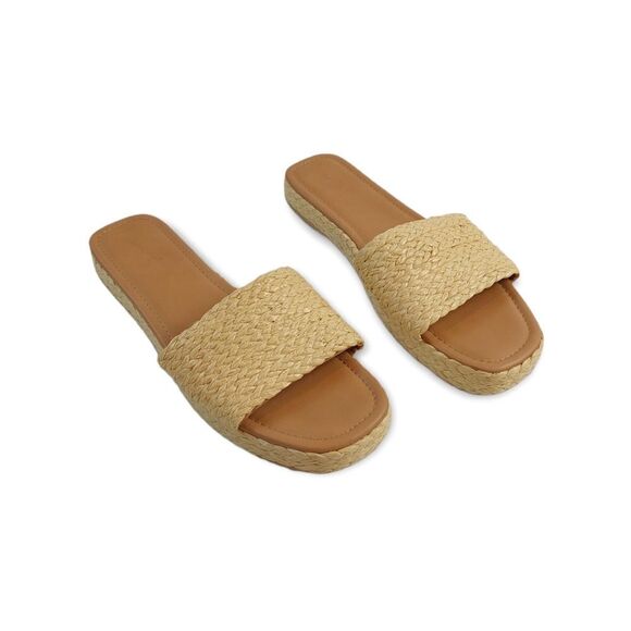 Universal Thread Shoes - Universal Thread Women's Mardi Raffia Platform Sandals Size 11.